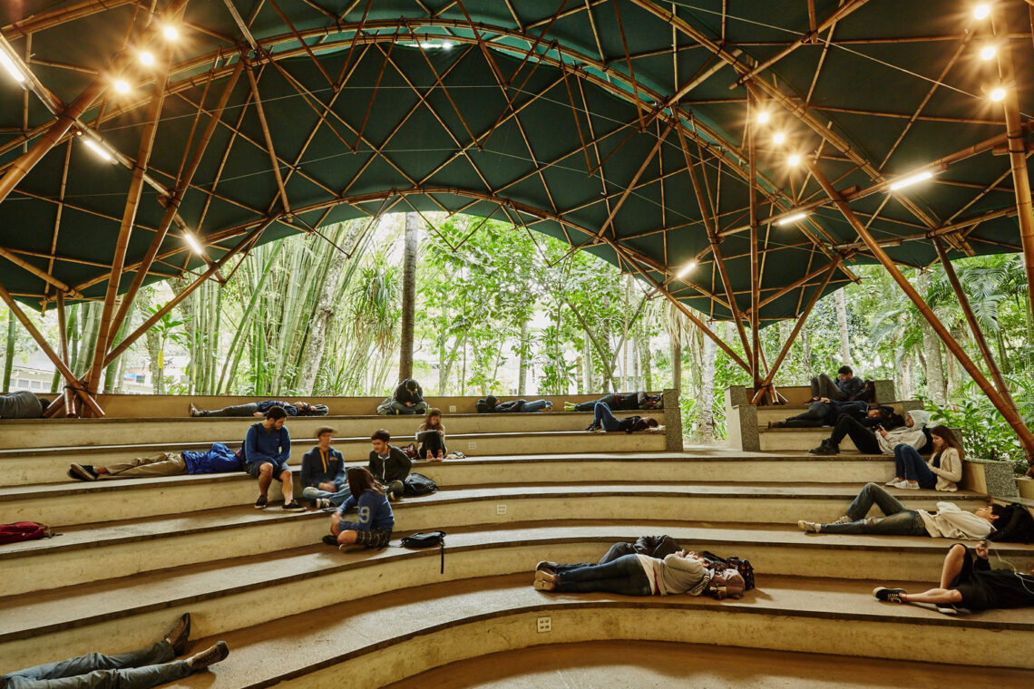 Bamboo Amphitheater Space Structure / Bambutec Design