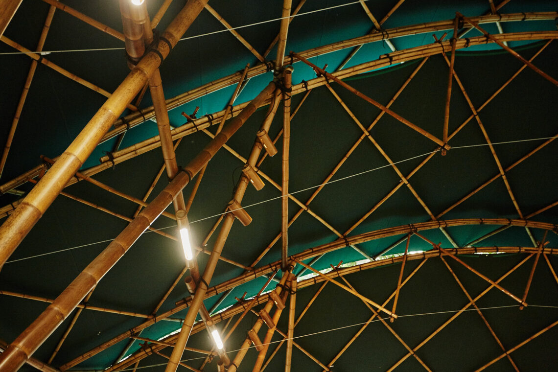 Bamboo Amphitheater Space Structure / Bambutec Design