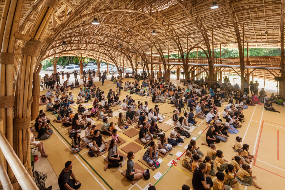 Bamboo Sports Hall for Panyaden International School / Chiangmai Life Construction