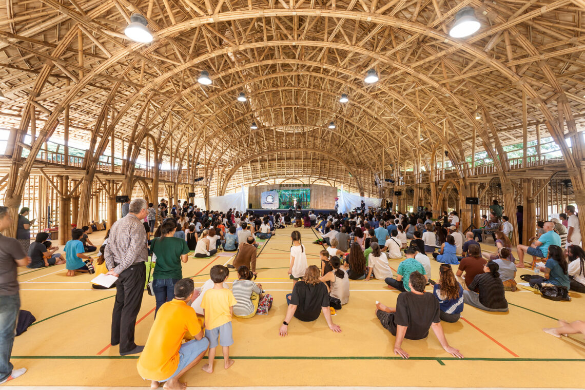 Bamboo Sports Hall for Panyaden International School / Chiangmai Life Construction