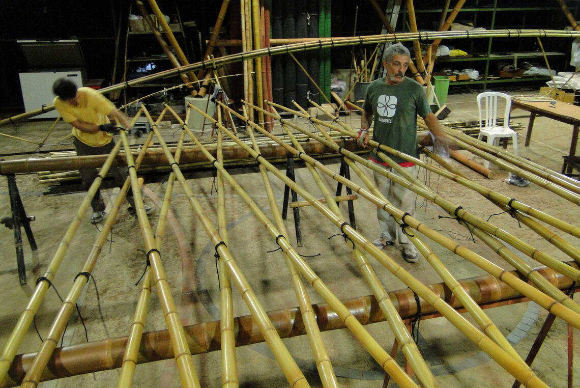 Bamboo Amphitheater Space Structure / Bambutec Design