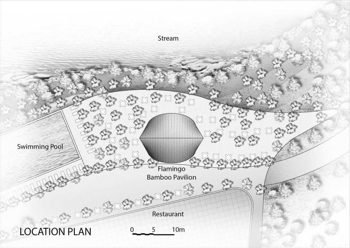 Flamingo Bamboo Pavilion / BambuBuild