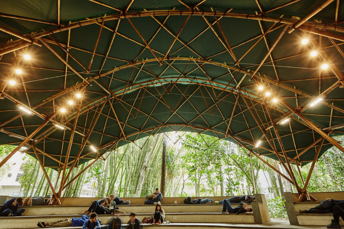 Bamboo Amphitheater Space Structure / Bambutec Design