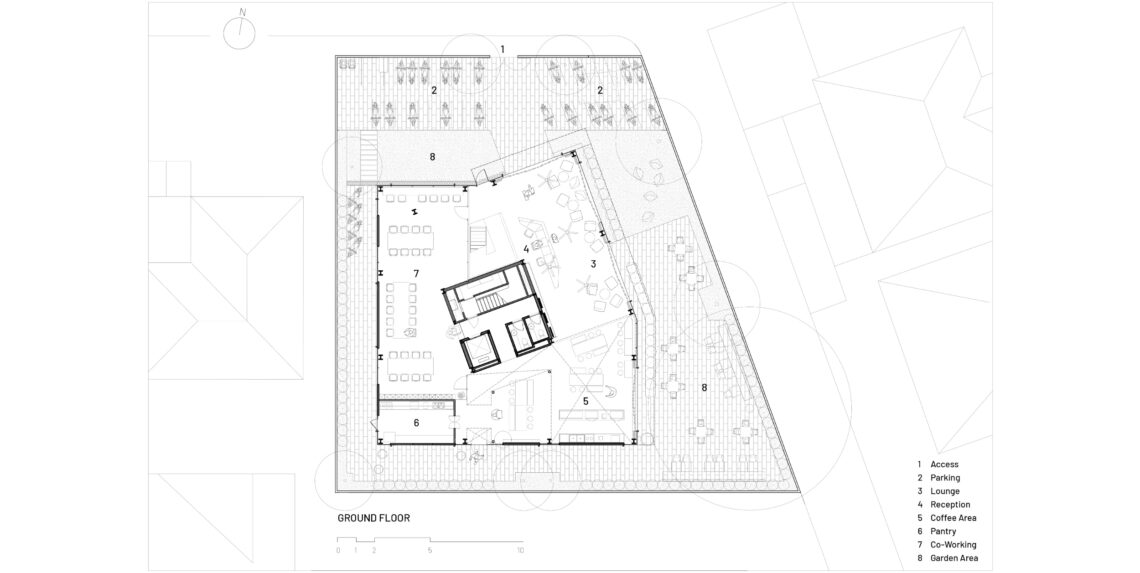 Bioclimatic Flexi-Office / T3 Architects