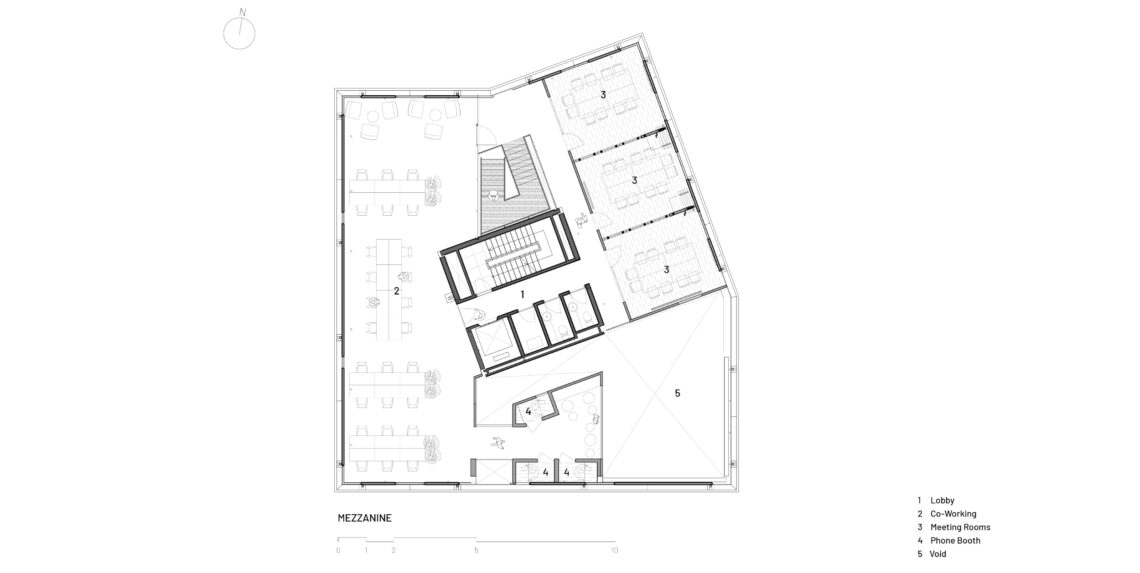 Bioclimatic Flexi-Office / T3 Architects