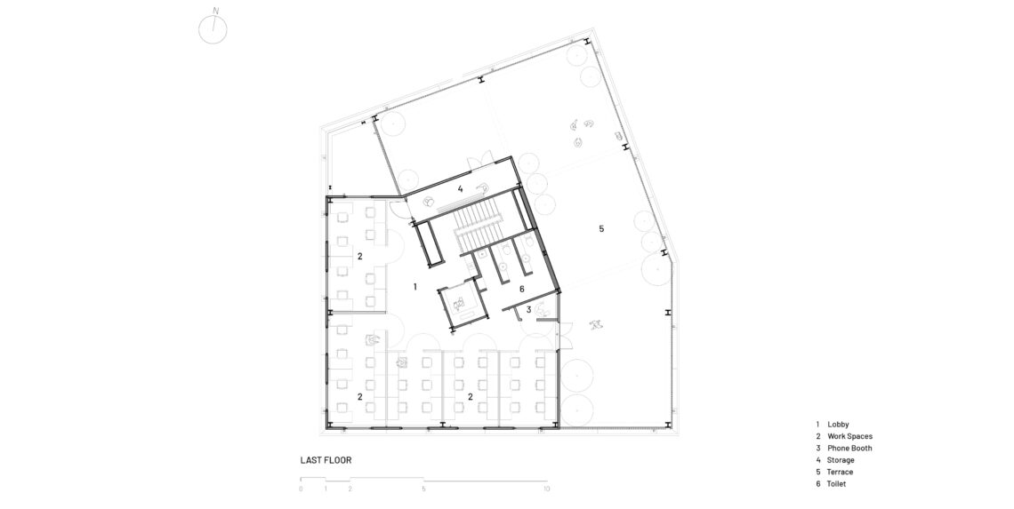 Bioclimatic Flexi-Office / T3 Architects