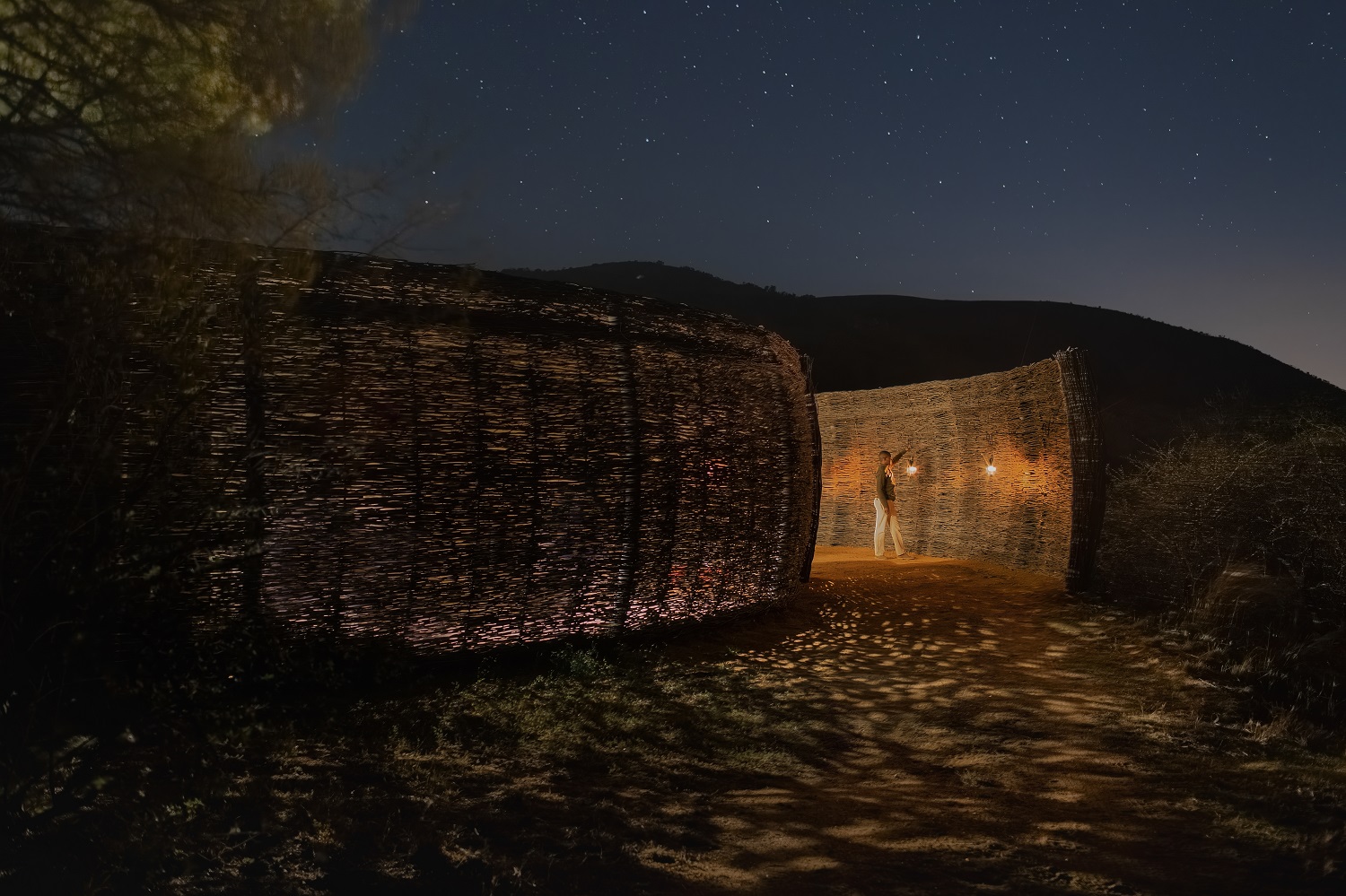 5. The boma outdoor dining space at Madwaleni River Lodge