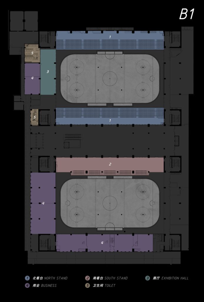 Huaxi LIVE Wukesong Ice Center / WWD Design