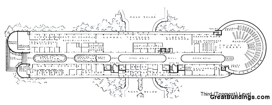 Marin Civic Center / Frank Lloyd Wright | Classics on Architecture Lab